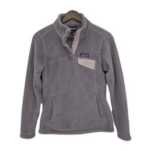 Patagonia Women's Re-Tool Snap T Fleece Pullover Light Purple Size XS